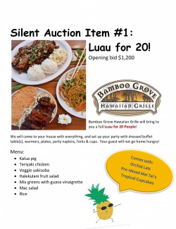 Silent Auction Item